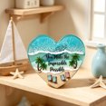 thumbnail image 6 of 2026 Handmade Resin Ocean Pocket Heart, Mini Sea Glass Beach Inspired Ornament, Portable Coastal Themed Pocket Hug Keepsake for Desktop Car Home Decor, Thoughtful Gift for Women Friends, 6 of 6