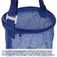 thumbnail image 4 of Uxcell Mesh Beach Bag Sea Shells Mesh Tote Sand Boxes Collecting Nets Bags, Blue, 4 of 5