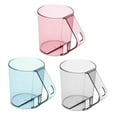 thumbnail image 4 of OUNONA Plastic Bathroom Cups 3Pcs Cup Mouth For Friends Daily Hygiene, 4 of 7