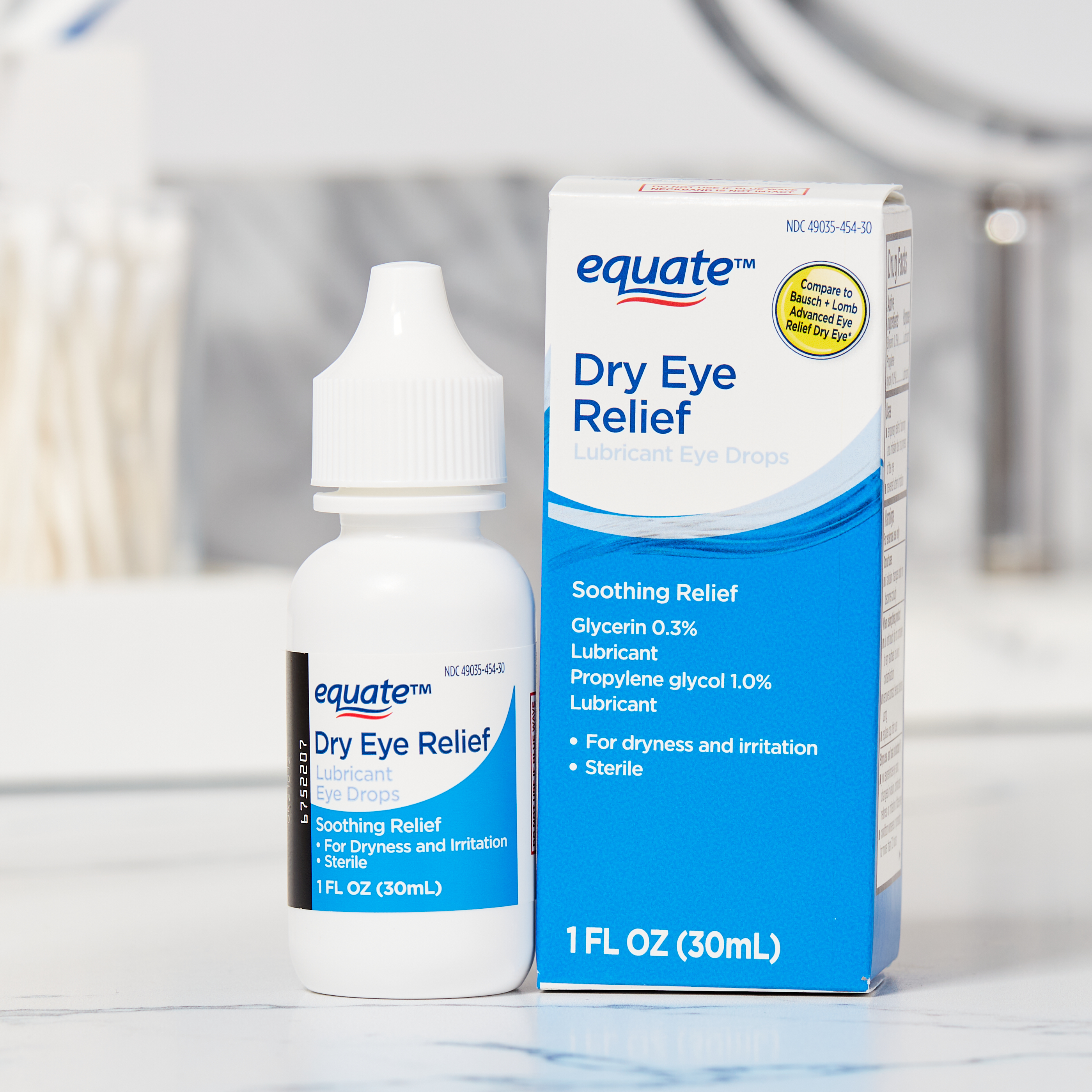 Equate Dry Eye Relief Lubricant Eye Drops, 1 fl oz - image 3 of 9
