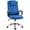 bleu, variante sur Vinsetto Chaise de Bureau Dossier Haut Réglable en Hauteur avec Roulettes, Noir (Ensemble de 1)
