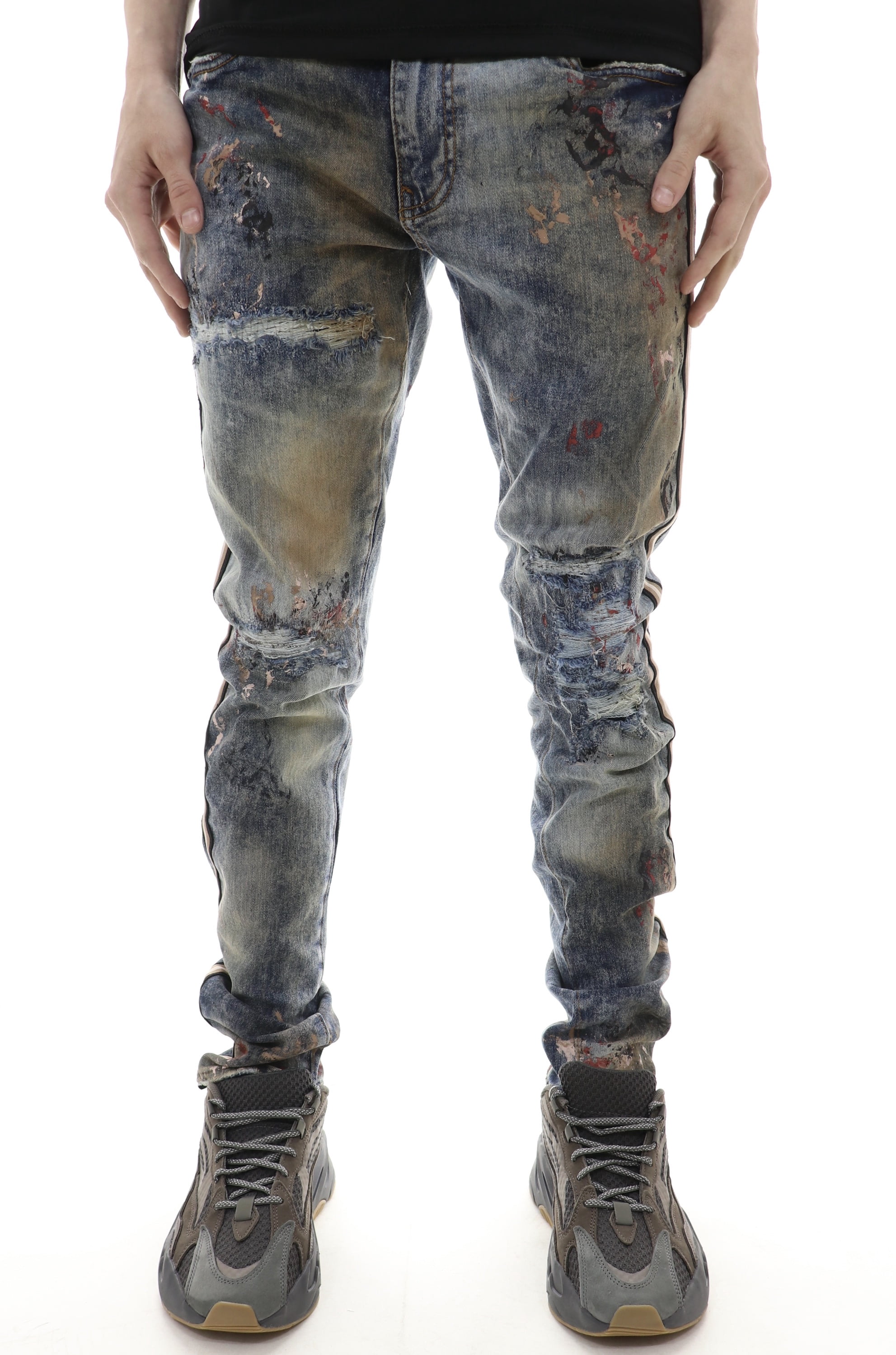 Focus Comic Book Patched Denim 32W/30L 