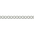 thumbnail image 3 of 925 Sterling Silver 5.75mm Fancy Curb Chain 20 Inch, 3 of 7
