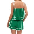 thumbnail image 4 of Spaghetti Strap Women 2 Piece Sets Tank Tops Camisole and High Waist Shorts, 4 of 6
