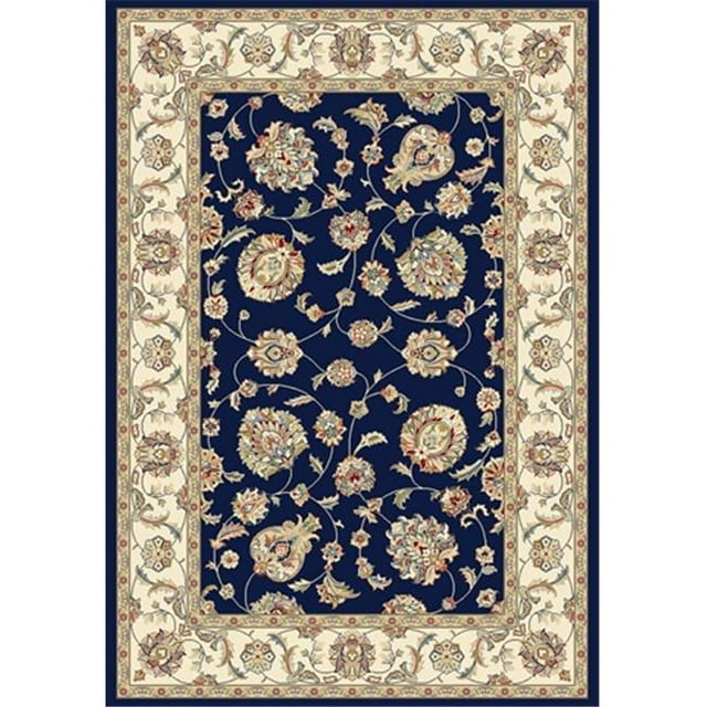 Dynamic Rugs AN710573653464 Ancient Garden 6 ft. 7 in. x 9 ft. 6 in. 57365-3464 Rug - Blue/Ivory