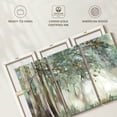 thumbnail image 6 of Elephant Stock Silver Leaves Wall Art - Horizontal Multi Panel Canvas - Living Room Wall Decor - Floral And Botanical Multi Panel - Gold And Beige Decor By Allison Pearce - 50" x 32", 6 of 8