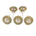 thumbnail image 2 of Brass Wire Round Disc Pot Brushes, 2 of 4