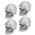 thumbnail image 1 of 4PCS Skull Style Tire Valve Caps Universal for Cars Trucks  Motorcycles, 1 of 7