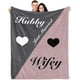 thumbnail image 1 of LHSHID Wedding Gifts for Couples Wife Anniversary Blanket Flannel Soft and Comfortable Anti static Bed Sofa Blanket 60x80in, 1 of 6
