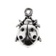 thumbnail image 4 of 20 piezas estilo retro de animales de plata para Mariquita Zulema Encantos de plata antiguos, 4 of 8