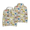 thumbnail image 6 of Bingfone Insects And Medicinal Herbs Men's Drawstring Hoodie Long Sleeve Pocket Sweatshirts-Small, 6 of 6