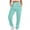 Light Blue, variant on CQONEPT Fleece Sweatpants for Womens Elastic Waist Casual Jogger Loose Fit Pant Drawstring Cycling Tapered Trousers with Pockets Army Green L