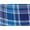 Evening Blue Pretty Plaid, variant on Woman Within Plus Size Perfect Three Quarter Sleeve Shirt