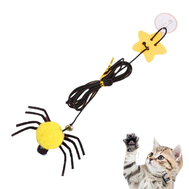 ZOUBAOQ Jouet Interactif Rétractable pour Chaton Chase Spide