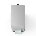 thumbnail image 6 of Nine Stars Step-on Bathroom Trash Can, 3 Gallon stainless steel, Pedal open, Hands-free Soft Close lid Garbage bin, Silver, 6 of 12