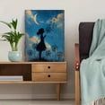 thumbnail image 5 of Qisvanset Girl Blowing Dandelion Canvas Wall Art 15.75x11.81 Inches, 5 of 8