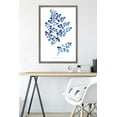 thumbnail image 6 of Jean Plout - Indigo Botanical Adiantum Assimle Wall Poster, 22.375" x 34" Framed, 6 of 6