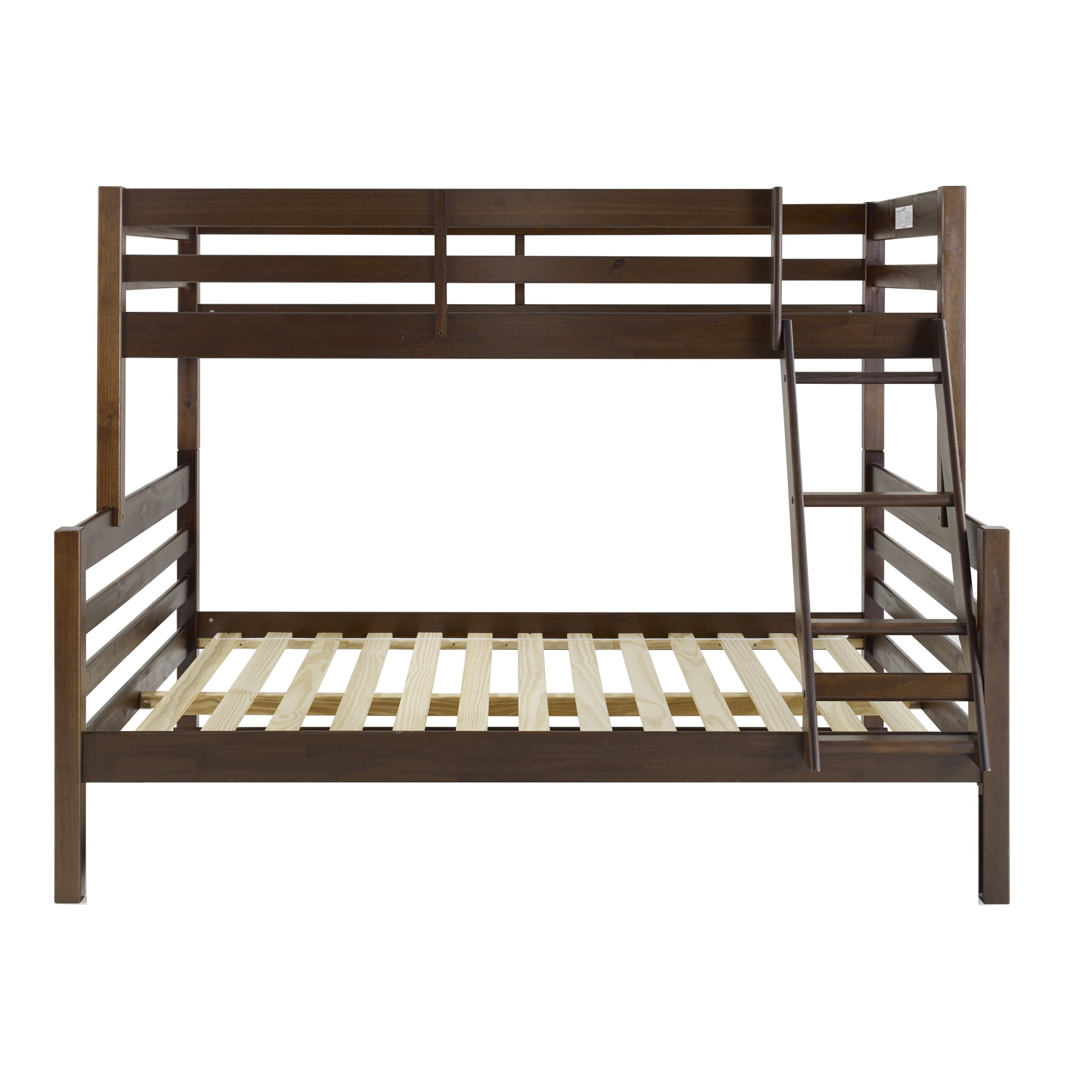 Andy Twin over Full Bunkbed - Walnut Color