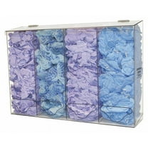 Bowman Dispensers Bulk Dispenser,4 Compartments,Clear BK314-0111