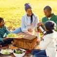 thumbnail image 6 of Easter Canvas Picnic Mat - Waterproof Outdoor Blanket for Camping, Beach, Park - Portable Foldable Mat with Handle and Anchor Stakes - Large Size for Family Picnics - Easy to Clean, 6 of 6