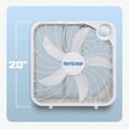 thumbnail image 3 of Ventilador de caja de piso Hurricane serie clásica de 20 pulgadas con 3 configuraciones de velocidad eficientes y construcción tipo montaje en piso para dormitorios y uso en interiores, 3 of 5
