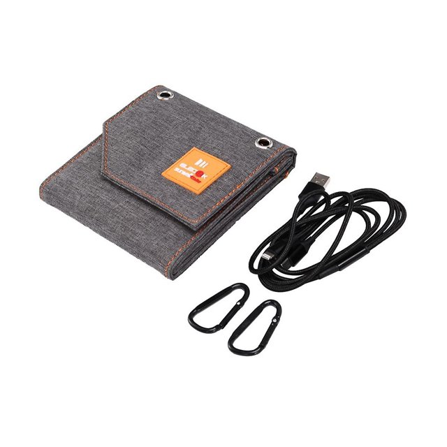 Cargador portátil solar WEIHJMXG 8 W plegable USB panel solar 5 V para exteriores Camping senderismo