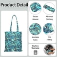 thumbnail image 3 of Minimalist Sketch Style Canvas Tote – Earthy Aesthetic Reusable Handbag, 3 of 5