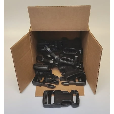 - Ten pack of 1 Inch NEXUS Side Release Buckles - Black
