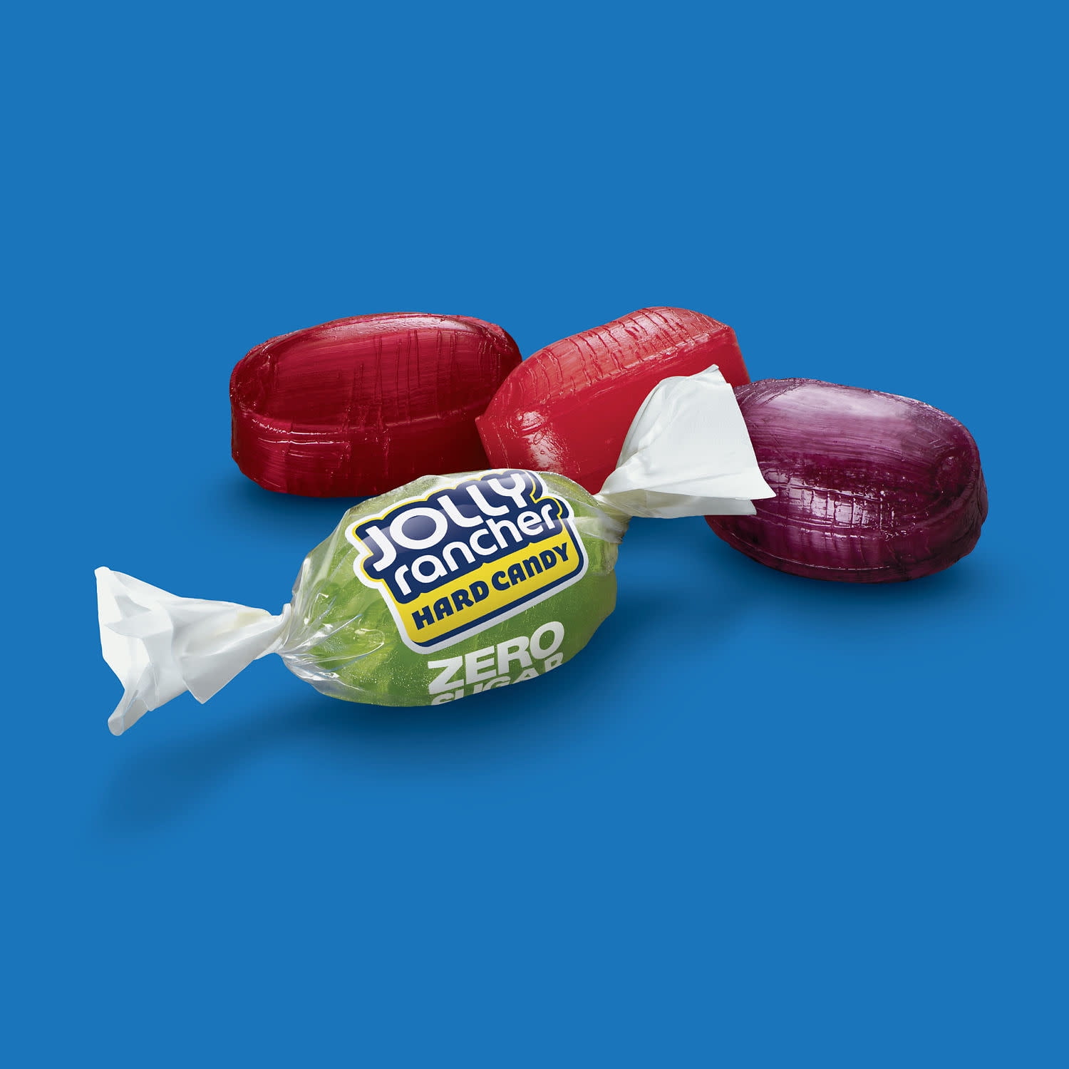 (3 pack) Jolly Rancher Zero Sugar Assorted Fruit Flavored Hard Candy, Bag 18.5 oz