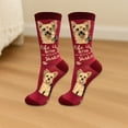 thumbnail image 3 of E&S Pets Yorkie Socks - Life is Better Socks for Pet Lovers - Cute Unisex Socks - One Size Fits Most, 3 of 3