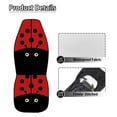 thumbnail image 6 of Uorisanigo Cute Ladybug Car Seat Covers for Women Waterproof Front Seat Covers Elastic Fabrics Anti-Slip Back Fabric Easy to Install Suitable for Cars, SUV and Trucks, 6 of 7