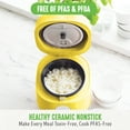 GreenLife Healthy Ceramic Nonstick, 4Cup Rice and Grains Cooker