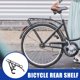 thumbnail image 5 of Portabicicletas sencillo con soporte trasero para bicicletas de montaña, estante trasero para bicicletas, portaequipajes para exteriores, 5 of 5