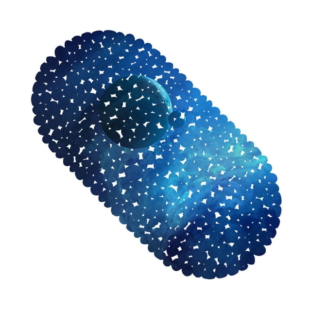 Bewildely Alfombrilla antideslizante para baño, alfombrilla de suelo de PVC para baño, piedra de guijarro antideslizante para ducha Juegos de accesorios de baño 3#