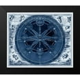 thumbnail image 2 of Vision Studio 23x20 Black Modern Framed Museum Art Print Titled - Indigo Planetary Chart, 2 of 5