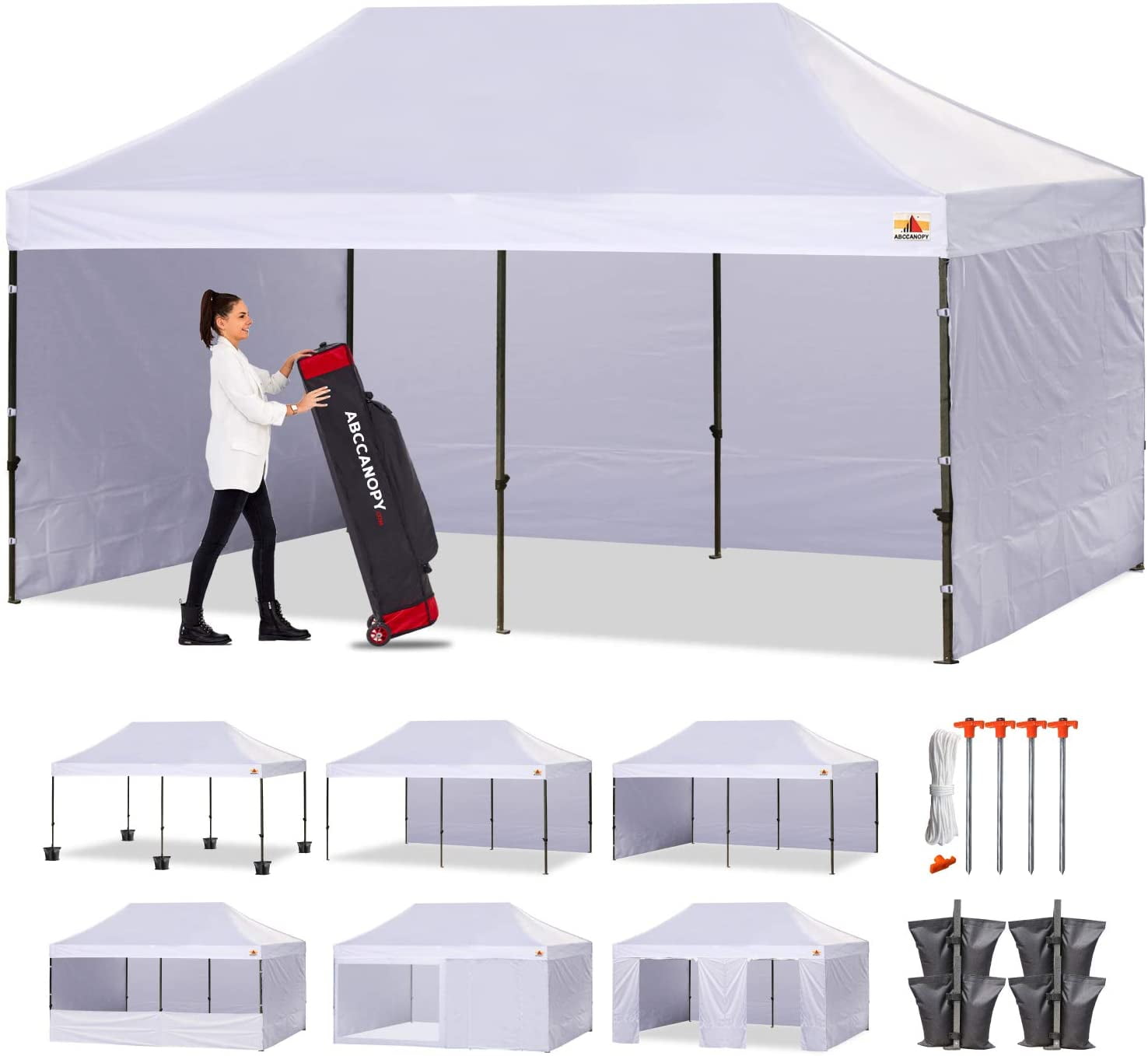 Canopy with sides discount