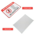 thumbnail image 3 of QUMIIRITY No Soliciting Sign for Door Sturdy Warning Sign for Home Office Business Use, 3 of 6
