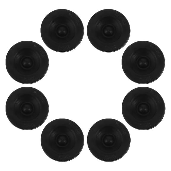 OUNONA 8Pcs Trailer Axle Dust Caps Rubber Grease Plugs for Car Hub Wheel Bearing Covers