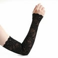 thumbnail image 5 of HGYCPP Breathable Lace Arm Sleeve Tattoo Cover Up UV Protection Elbow Protector Floral Sport Arm Covers for Summer Driving, 5 of 11