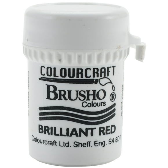 Brusho Crystal Colour 15G-Brilliant Red