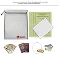 thumbnail image 3 of CXK99 on Clearance Fireproof Document Fire Pouch, Money Safe Document Bag, Fireproof Safe Storage for Important Papers, Fire-Resistant Document Holder, 3 of 6
