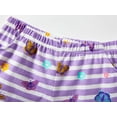 thumbnail image 5 of Beezizac Cute Violet Butterfly Pajamas for Little/Tween Girls – Stripes Summer Outfit Size 10, 5 of 7