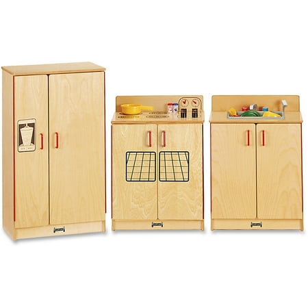 Natural Birch 3-pc Play Kitchen Set