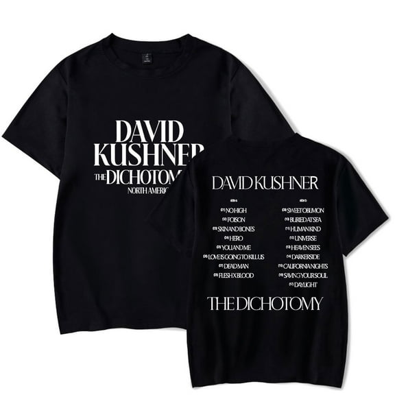 David Kushner The Dichotomy Tour Unisex Streetwear Short Sleeve T-Shirt