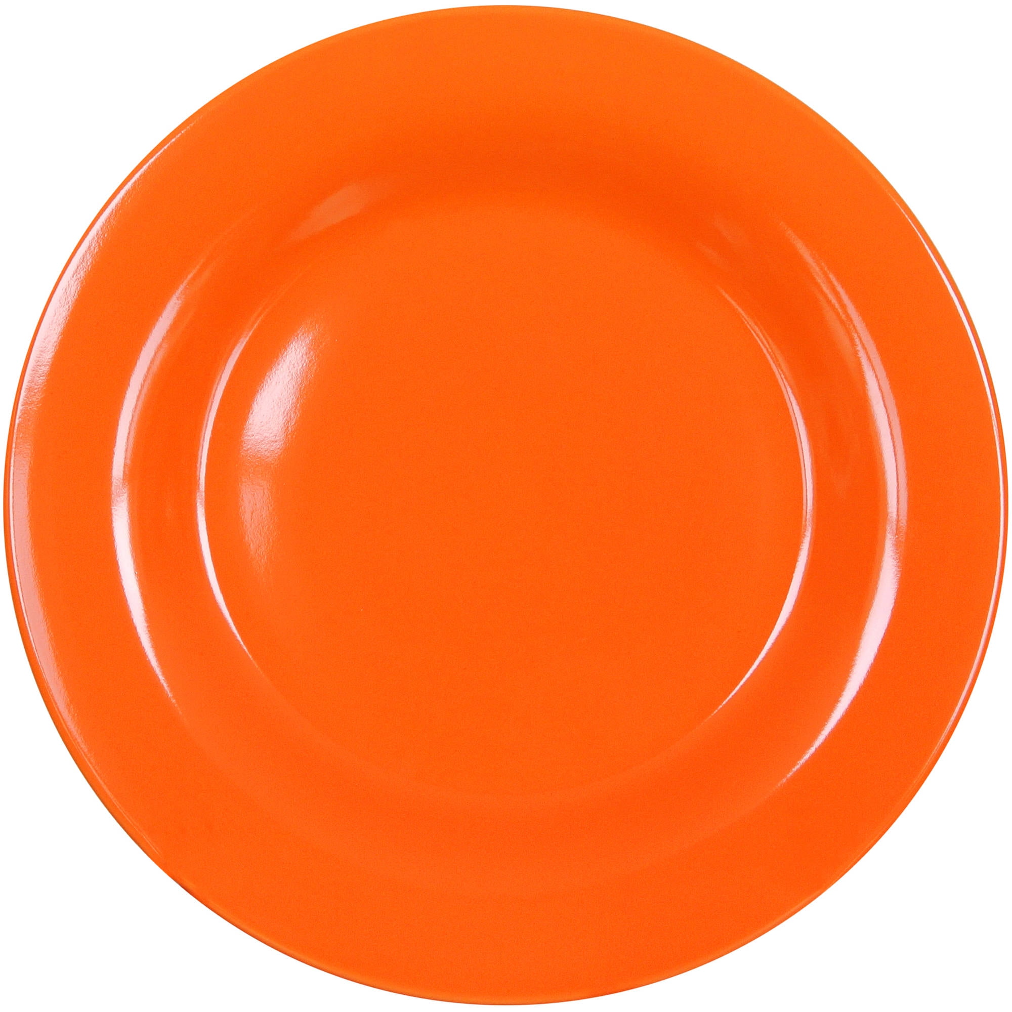 Mainstays Competition Orange 4Pack Stoneware Dinner Plates
