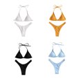 thumbnail image 3 of Soidarity Traje de baño sexy para mujer con almohadilla Playa Baño Ropa de playa Natación Correas ajustables Ropa de secado rápido Piscina al aire Type2 NO2 Soidarity OD021792-06, 3 of 6