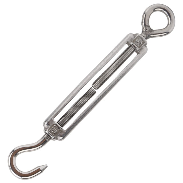 LAFGUR Wire Tension Hook, Stainless Steel Turnbuckle Simple Structure Hook And Eye Turnbuckle Rope Turnbuckle Easy Processing For Outdoor