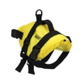 thumbnail image 3 of Seachoice Dog Life Vest, Adjustable Life Jacket For Dogs, w/ Grab Handle, Yellow, Size XXS, Up to 6 Lbs., 3 of 8