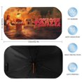 thumbnail image 2 of Sausage Party: Foodtopia Sombrilla Solar para Auto - Protector de Parabrisas Plegable | Cortina Solar Delantero | Bloqueo UV y Aislamiento de Calor 133x73cm, 2 of 6