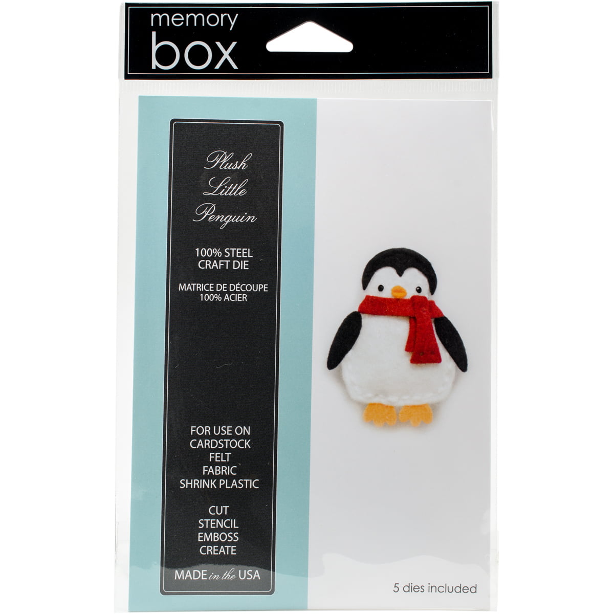 Memory Box Plush Little Penguin Dies 99554